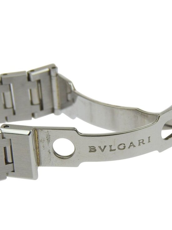 Bvlgari Stainless Steel Silver Kuo Analog Display Black Dial Watch main image 6